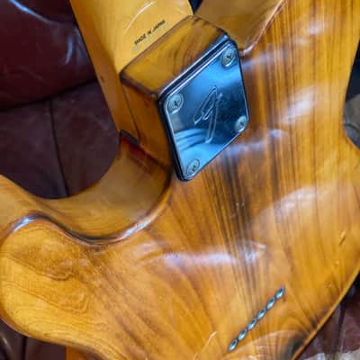 Fender Telecaster '52 Reissue Vintage FujiGen E-Serial 1988 Charcoal Burst w/ Hardcase image 11