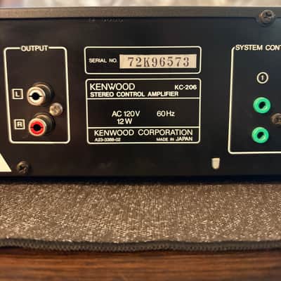 Kenwood KC-206 Stereo Control Amplifier – Made in Japan, Mint Condition image 5