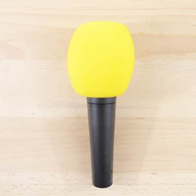 Microphone Windscreen - Yellow Colored - Fits Shure SM58, Beta 58A & Similar - Vocal Mic Cover New image 2