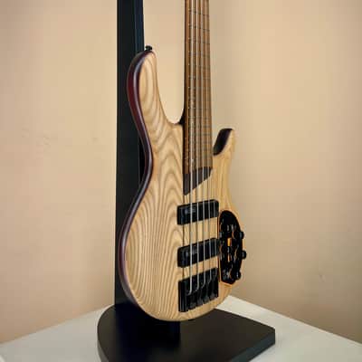 Cort Artisan B5 Element - Open Pore Natural - 5-String Bass - Bartolini Electronics & Hipshot Hardware image 2