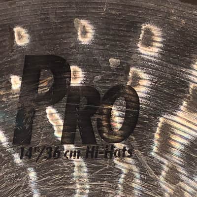 Sabian pro 14" inch Hi-Hat Cymbals (Pair) 2002 - 2018 - Brilliant image 8