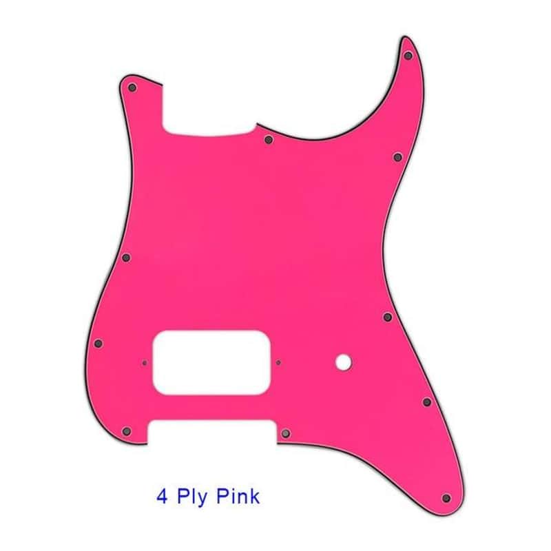 Pickguard for Strat - Free Shipping-3Ply Pink image 1