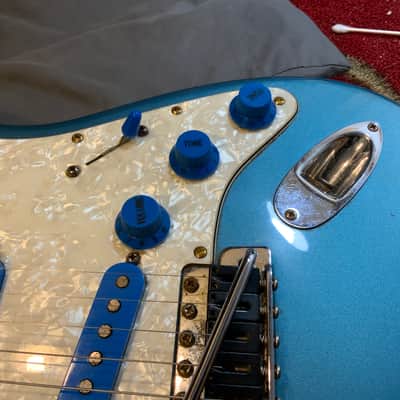 Fender Powerhouse Stratocaster with Rosewood Fretboard 1998 - 2001 - Lake Placid Blue image 15