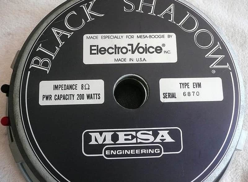 Mesa Boogie Black Shadow Electro Voice EV 12L 200 Watt 12