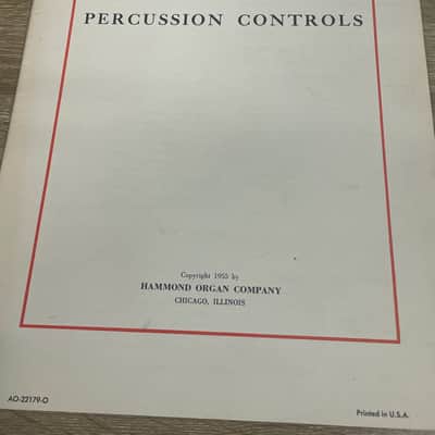 Hammond/Leslie - Lot of Manuals, Booklets and Misc Documents - 1950s-1970s image 4