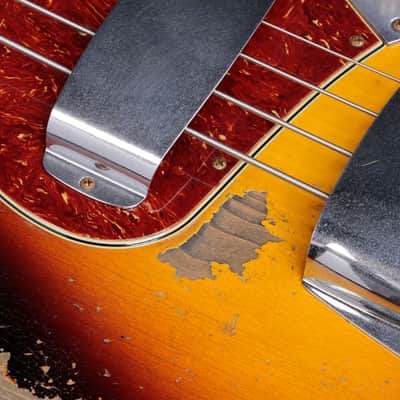 FENDER CUSTOM SHOP Master Built Series 60 JAZZ BASS Heavy Relic by Dale Wilson Sunburst [DW2068] (03/18) image 4