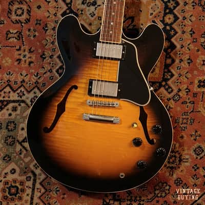 2004 Gibson ES-335 Dot Vintage Sunburst w/ OHSC | Headstock Repaired, Figured Top, Yamano Japan Order image 1