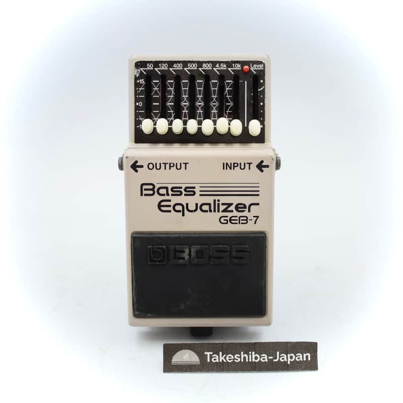 Boss GEB-7 Bass Equalizer Bass Guitar Effect Pedal BM07277 | Reverb