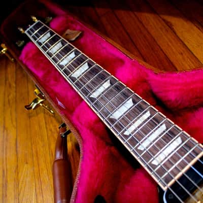 Gibson SG Custom 3-Pickup SGS3 Black w/Gold Hardware, Maestro Sideways Vibrato Tremolo, Case, COA image 5