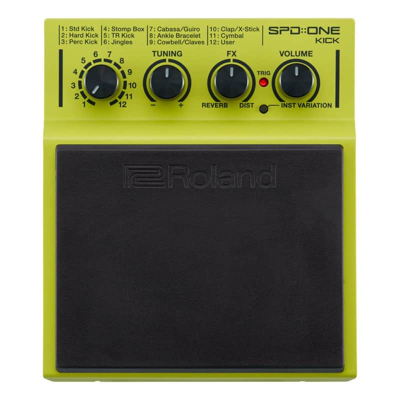 Roland SPD::One Kick Digital Percussion Pad - Yellow image 1