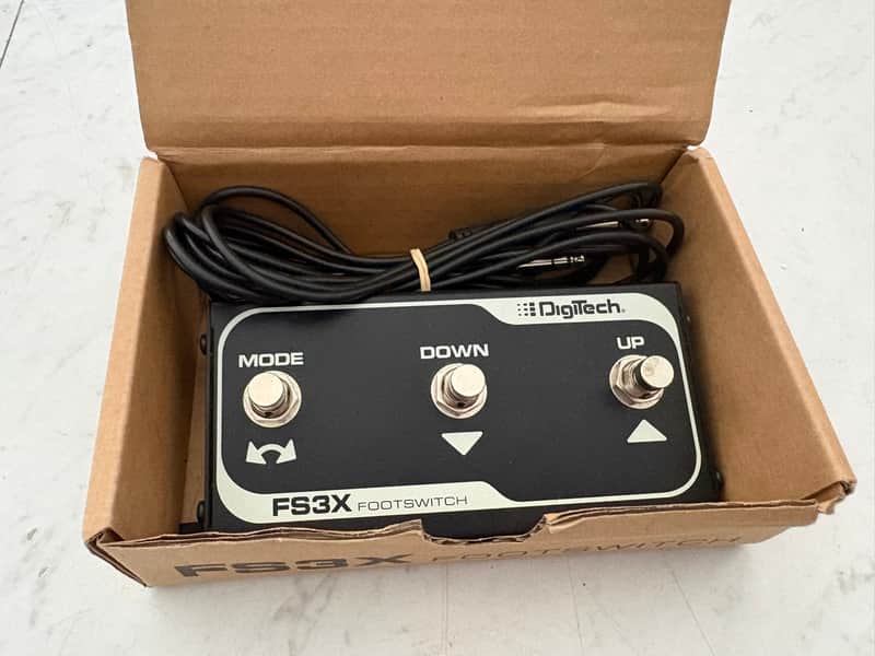 DigiTech FS3X 3 Button Footswitch 2010s - Black image 1