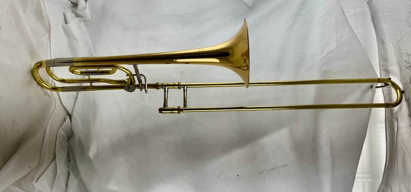 Yamaha YSL-356R Tenor Trombone with F Attachment 2000s - Brass image 1