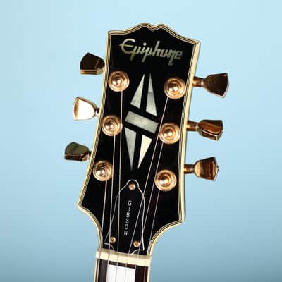 1989 Epiphone Les Paul Custom LPC-80 Open Book Ebony 1st Year image 3