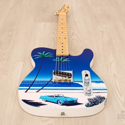 2022 Fender Japan Art Canvas Esquire Hiroshi Nagai No 1, Mint w/ Case & Hangtags, 1 of 30 image 9