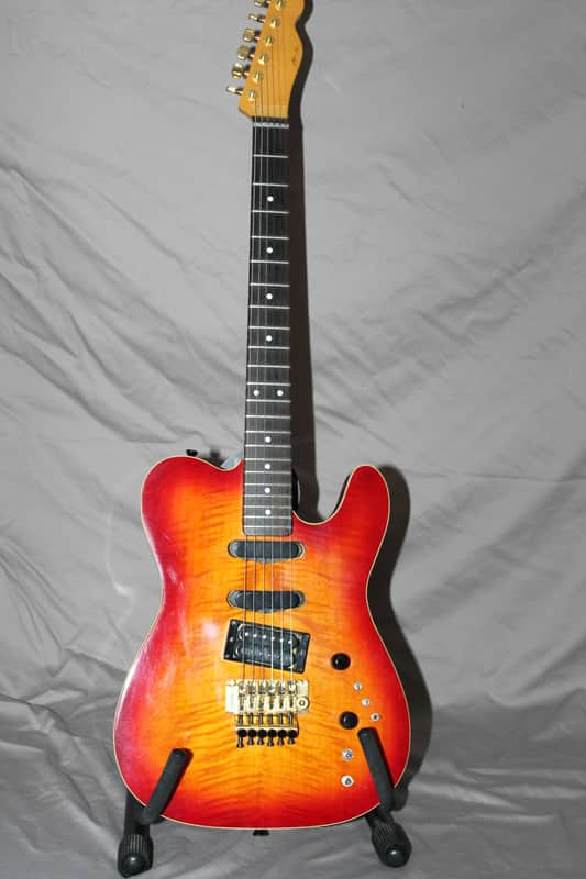 Franken-Tele w/h extra original Floyd rose bridge image 1