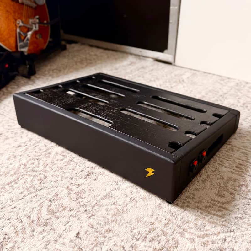 Bolt Custom Pedalboard - Black Tolex | Handmade image 1