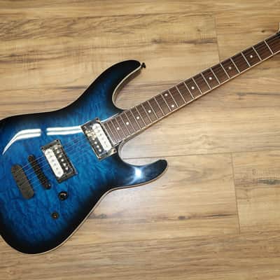 Dean MD X QUILT MAPLE TRANS BLUE BURST 2024 - blue burst image 2