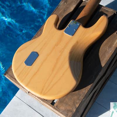 1994 Ernie Ball Music Man StingRay 3 EQ  - Killer Ash Body w Natural Gloss - Made in the USA image 9