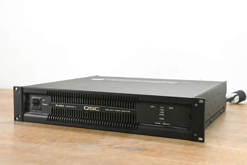 QSC PL380 Powerlight 3 Series 2-Channel Power Amplifier CG012GL image 1