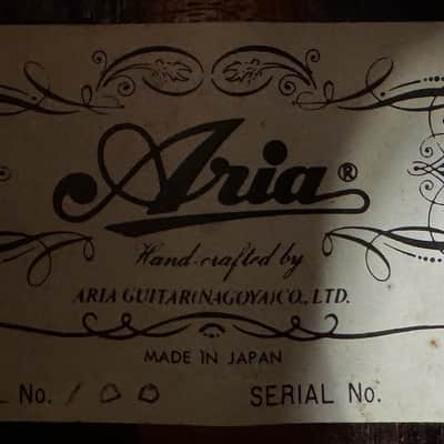 Aria Hand Crafted - Model No. 100 - Made in Japan - Excellent image 25