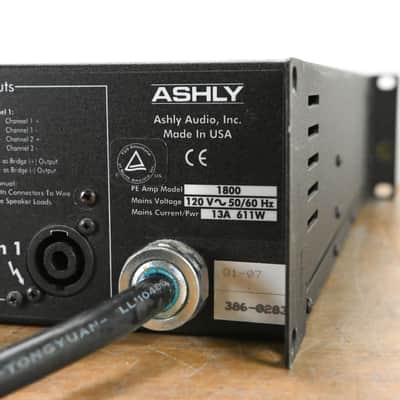 Ashly PE-1800 2-Channel Protea-Enabled 900W Power Amplifier CG012D4 image 8