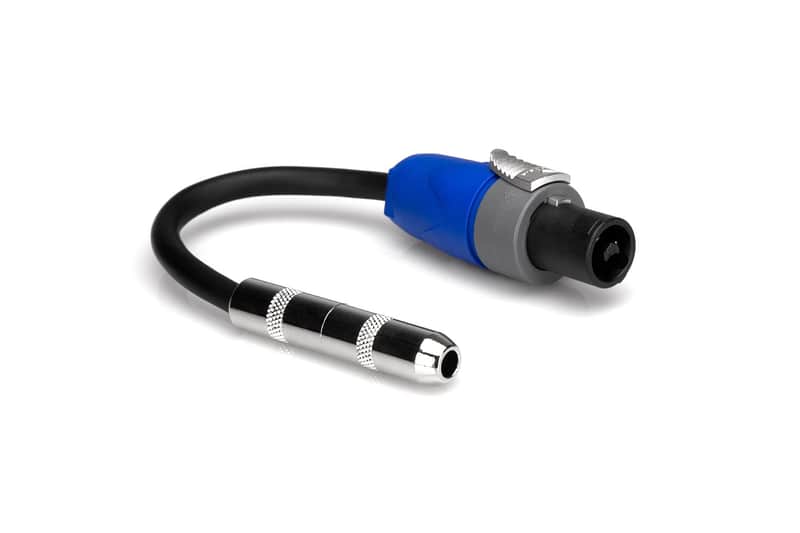 Hosa GSK-112 6 Inch 12 AWG x 2 OFC 6 Speaker Adapter Cable image 1