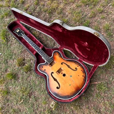 Vintage 1967 Gretsch 6187 Viking Project Husk w/ Case image 1