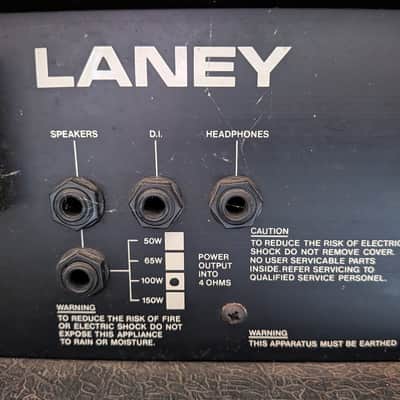 Vintage 80's Laney Pro-Linebacker PL100 Reverb image 7