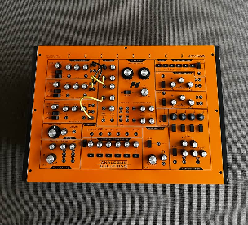 Analogue Solutions FuseBox X Polyphonic Synthesizer 2022 - Present - Orange image 1