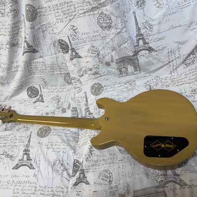 Epiphone Inspired by Gibson Custom Shop '60 Les Paul Special Double Cutaway TV Yellow Gibson Style Open Book Headstock image 13