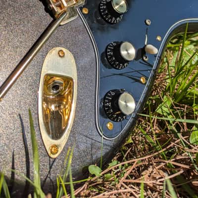 JRGuillaumie  Partscaster  "The Marvin" Strat Rez-O-Matic 2024 - Anthracite metallic image 5
