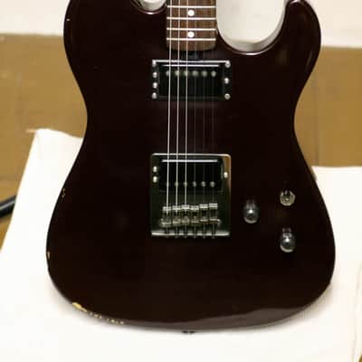 Yamaha SJ550HR  Dark Purple, Humbuckers, Tele style, MIJ, Japan image 2
