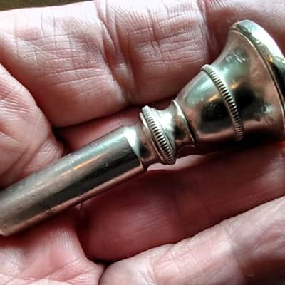 York and Sons Trombone Mouthpiece Lot of 3 Antique Cornet Horn 1900s image 11