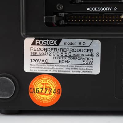 Fostex Model 80 1/4" 8-Track Reel-To-Reel Tape Machine w/ Case & Cables #51293 image 11