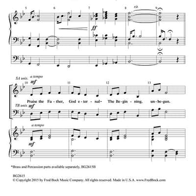 Matchless God Of Grace Satb Richard Nichols image 2