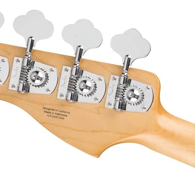 Fender Standard Precision Bass Laurel FB Black Pickguard 3-Color Sunburst image 5