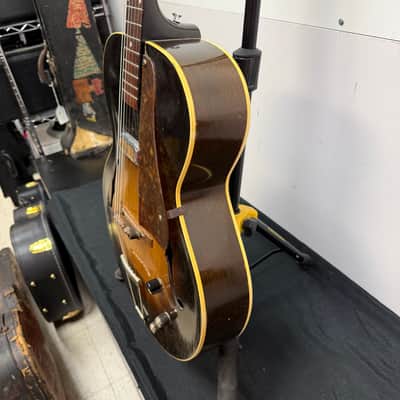 Vintage Gibson 1952 L-48 Hollowbody Archtop Acoustic Electric Guitar with DeArmond Gold Foil Pickup and Lifton Case image 14