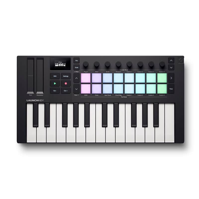 Novation Launchkey Mini 25 MKIV MIDI Keyboard Controller image 1