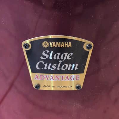 Yamaha Stage Custom Advantage 13x11 Rack Tom - Cranberry Fade image 2
