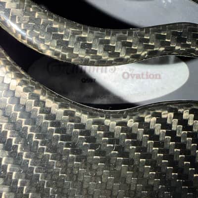 Ovation Adamas Q-597 - Black Carbon Fibre image 6