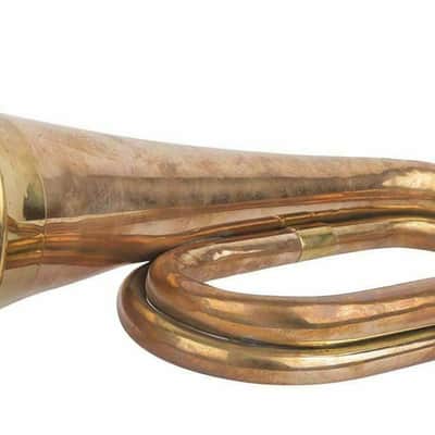 Bugle Antique Look  Copper/Brass Made Classy Gift Items Old School Orchestra Band image 2