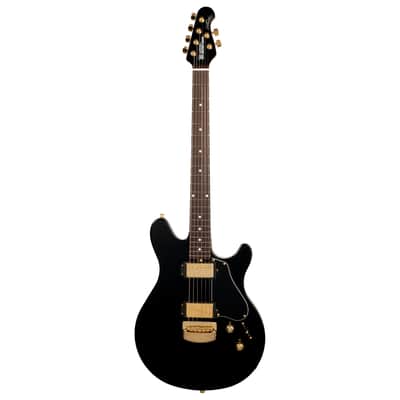 Ernie Ball Music Man Valentine Electric Guitar, Gloss Black image 2