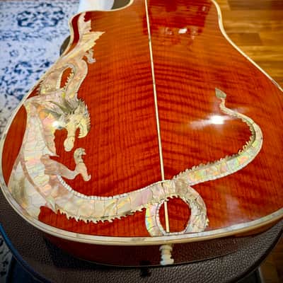 Antonio Tsai 12-String Acoustic Guitar | Incredible & Rare Custom Dragon Inlays! image 1