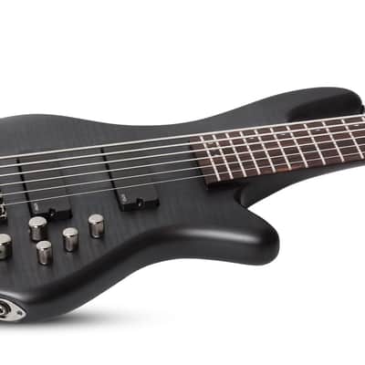 Schecter Stiletto Studio-6 See-Thru Black Satin image 3