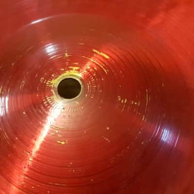 80's PAISTE 20" RIDE CYMBAL 5 COLOUR SOUND  made in  GERMANY image 5