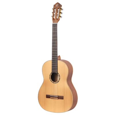 Ortega R131SN-L Family Series Pro Solid Cedar Top Mahogany Neck Nylon 6-String Classical Acoustic Guitar w/Gig Bag For Left Hand Player image 2