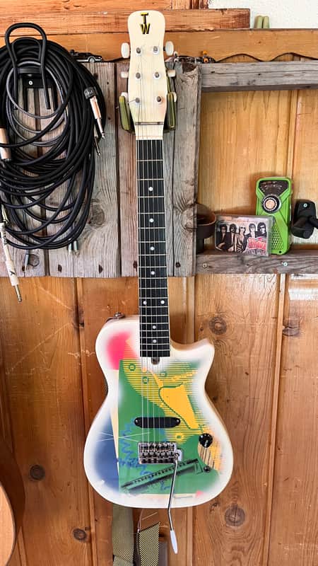 Gretsch TW-100T Traveling Wilburys 1987 - 1990 - White / Graphic image 1