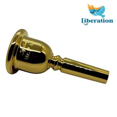 Liberation Mr. P 4.4 Signature Tuba Mouthpiece-Standard / Gold image 1
