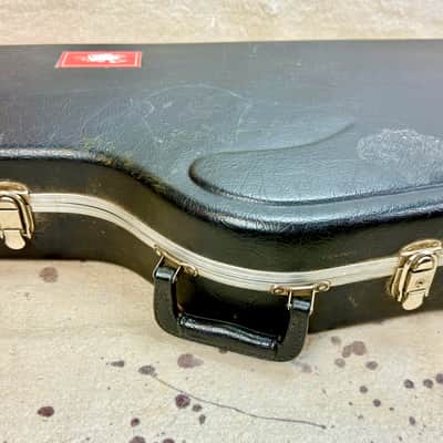 Fender Red Logo Bass Guitar Case 1990's - Black image 4