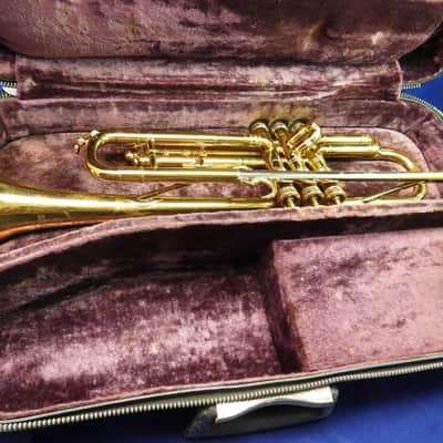 Selmer Paris Grand Prix model 20 Bb trumpet 1950 Lacquered Brass image 20